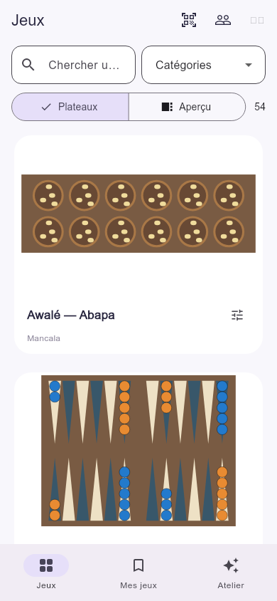 A visual game library